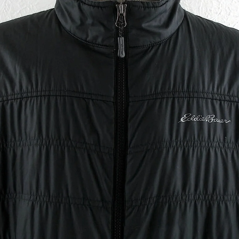 Eddie Bauer Men’s Lightweight Full-Zip Quilted Puffer Jacket Size (XLT) Like NEW - Picture 3 of 14